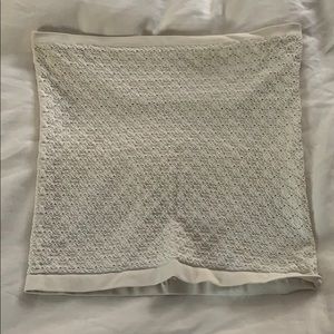 Free people white bandeau crop top